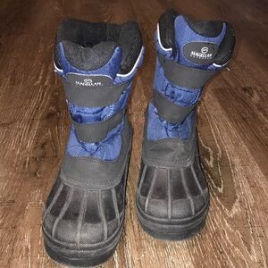 Magellan Outdoors Kids Blue and Black Winter Boots